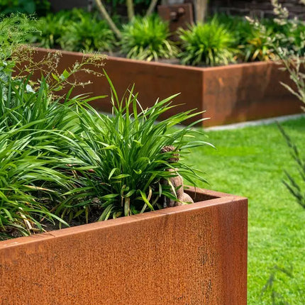 Cortenstaal Plantenbak 200 x 100 x 80 cm - Zonder bodem