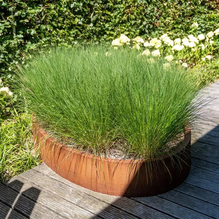 Cortenstaal Plantenbak Ovaal 280 x 160 x 40 cm
