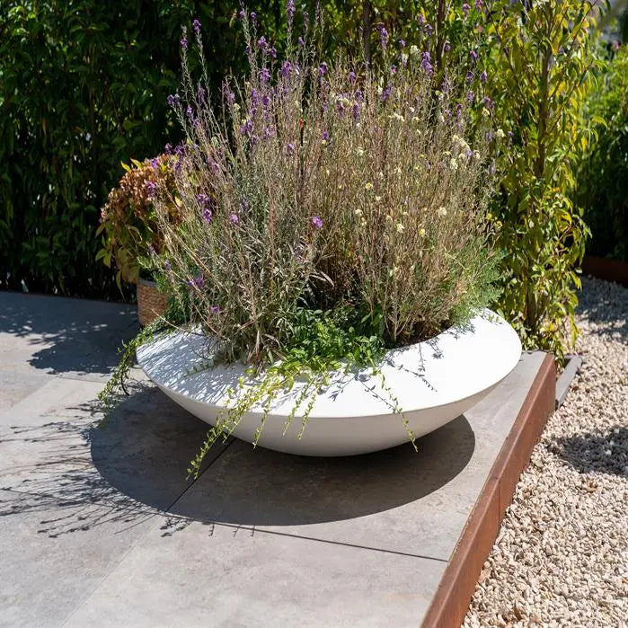 Polyester Plantenbak Rond 120 x 20 cm