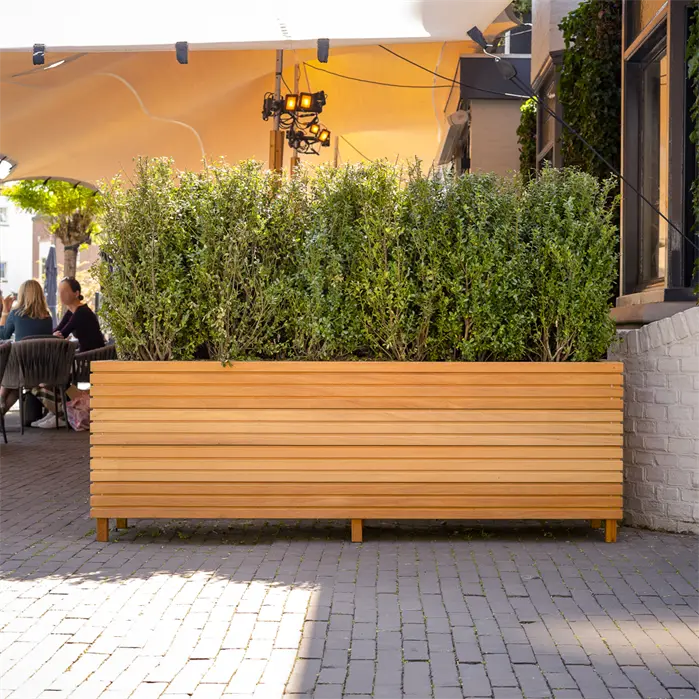 Plantenbak Hardhout 120 x 120 x 74.6 cm