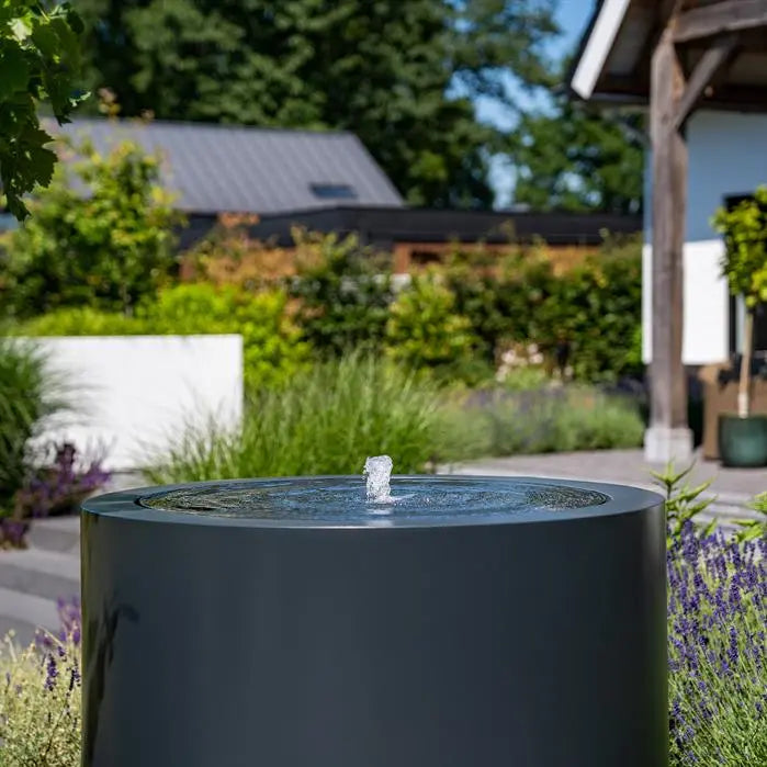 Watertafel Aluminium Rond 80 x 40 cm - Fontein