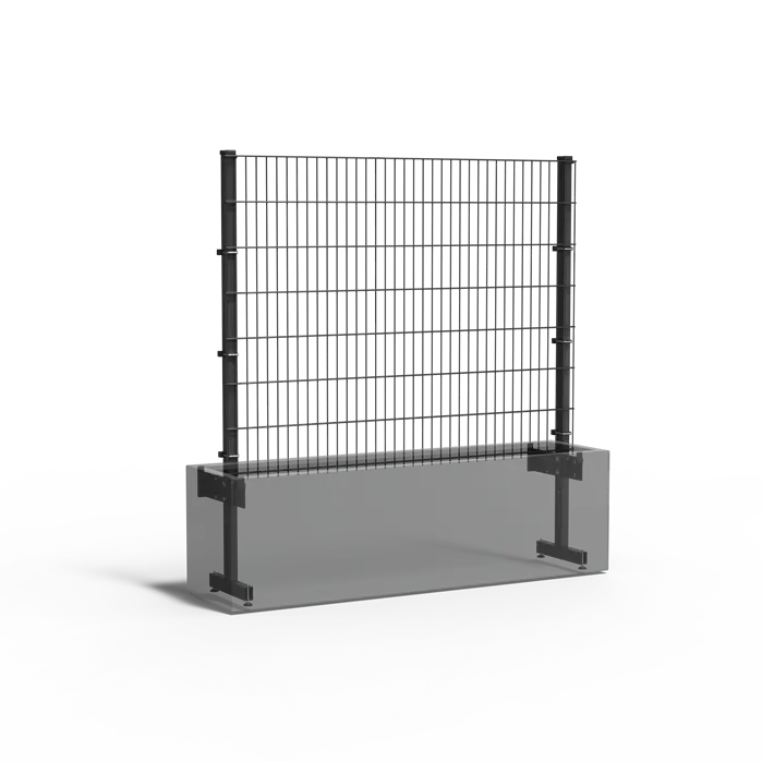 Plantenbak Klimrek Gecoat Staal 200x50x200 cm