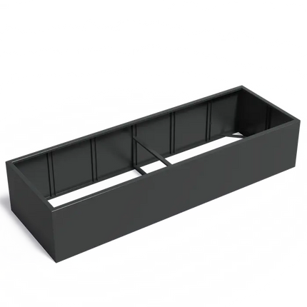 Aluminum Planter 300 x 100 x 60 cm - Without Bottom