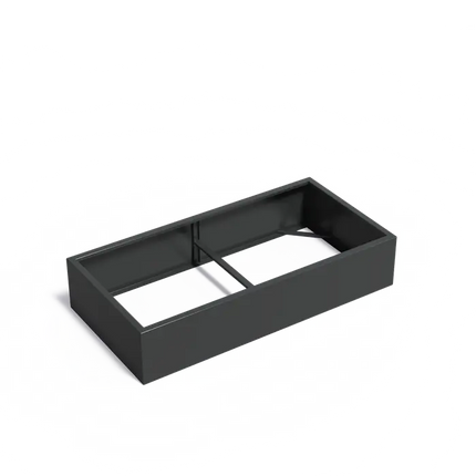 Aluminum Planter 200 x 100 x 40 cm - Without Bottom