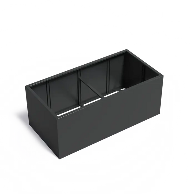 Aluminum Planter 200 x 100 x 80 cm - Without Bottom
