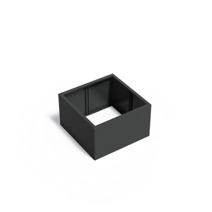 Aluminium Plantenbak 100 x 100 x 60 cm - Zonder Bodem