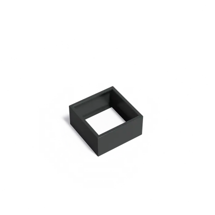 Aluminium Plantenbak 80 x 80 x 40 cm - Zonder Bodem