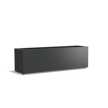 Aluminum Planter on Wheels 200 x 50 x 60 cm