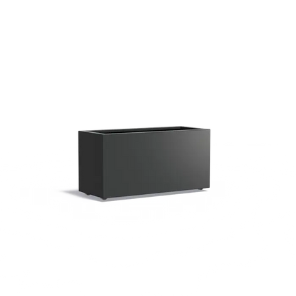 Aluminum Planter on Wheels 120 x 50 x 60 cm