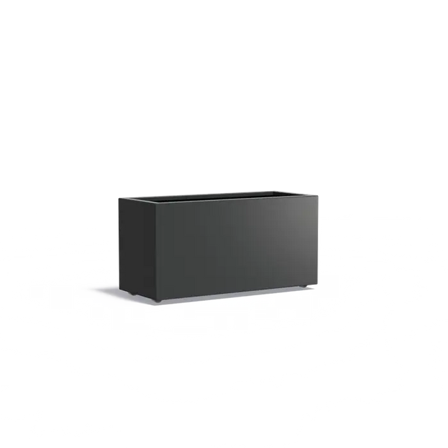 Aluminum Planter on Wheels 120 x 50 x 60 cm