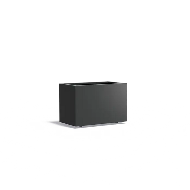 Aluminum Planter on Wheels 90 x 50 x 60 cm