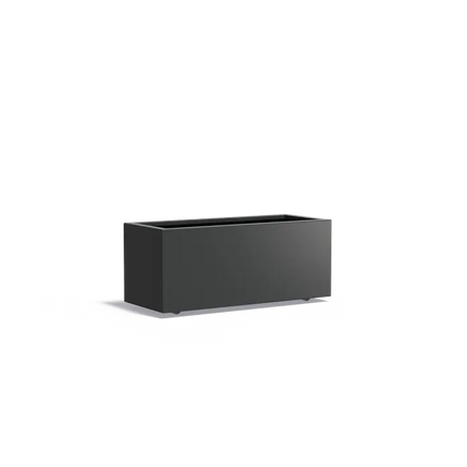 Aluminum Planter on Wheels 120 x 50 x 50 cm