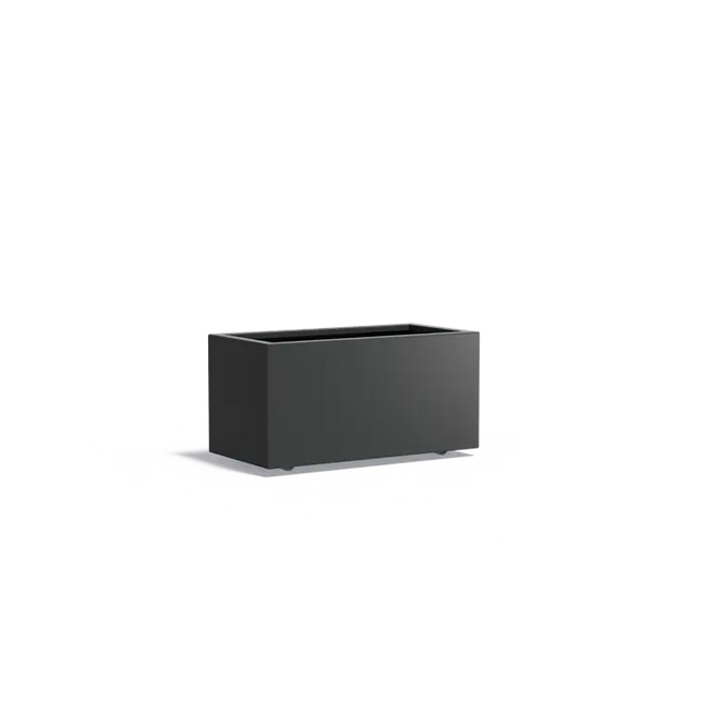 Aluminum Planter on Wheels 100 x 50 x 50 cm