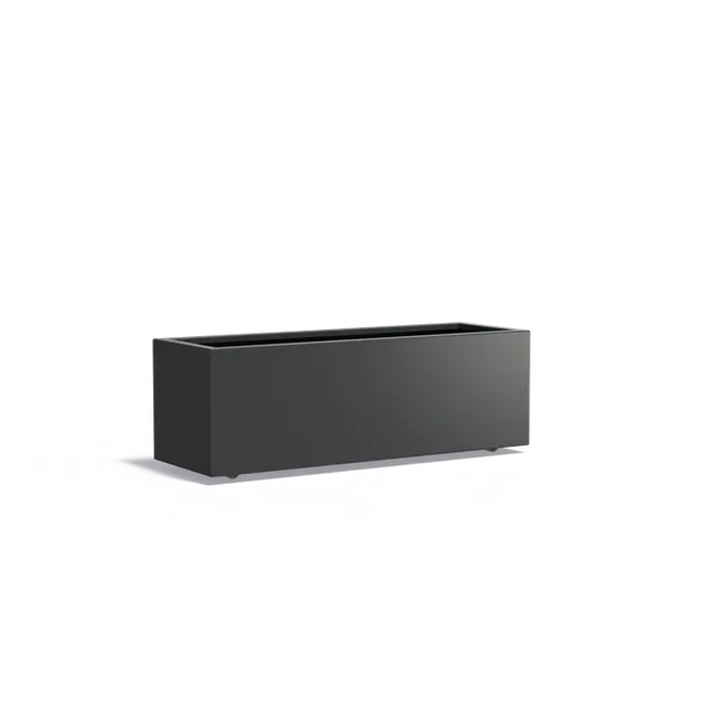 Aluminum Planter on Wheels 150 x 50 x 50 cm