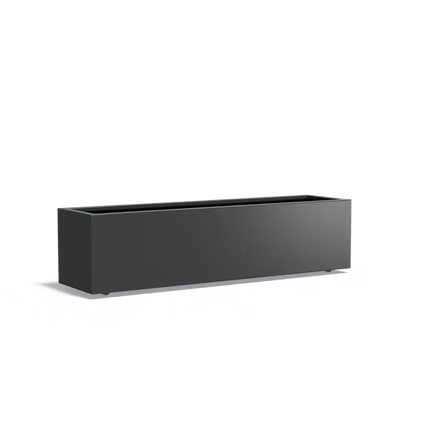 Aluminum Planter on Wheels 200 x 50 x 50 cm