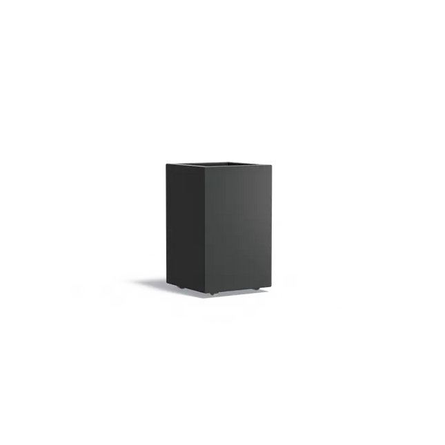 Aluminium Plantenbak Op Wielen 50 x 50 x 80 cm