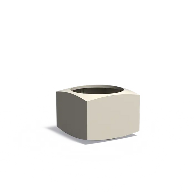 Aluminium Plantenbak Vierkant 80 x 80 x 60 cm