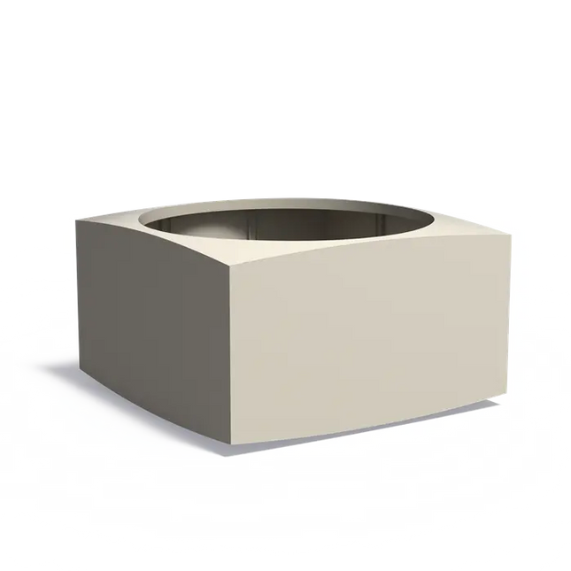 Aluminium Plantenbak Vierkant 140 x 140 x 80 cm