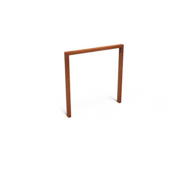Cortenstaal Fietsaanleunbeugel 1050 x 150 x 1070 mm - Fietsnietje