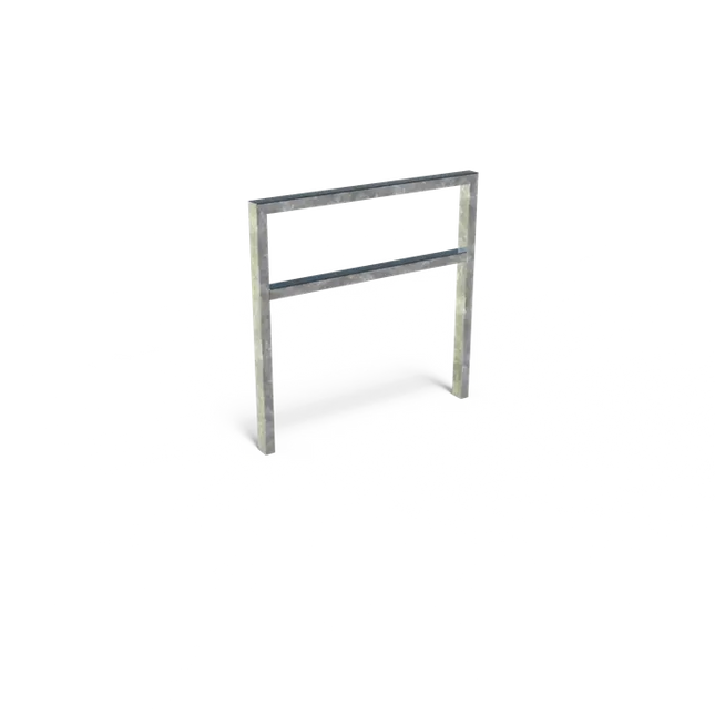 Fietsaanleunbeugel - Fietsnietje met Duikelstang 1050 x 150 x 1070 mm - Verzinkt Staal