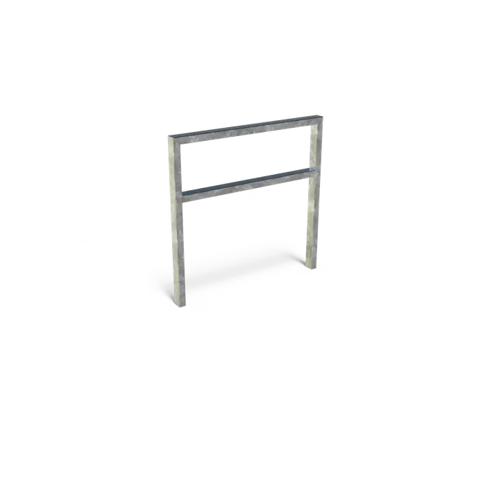 Fietsaanleunbeugel - Fietsnietje met Duikelstang 1050 x 150 x 1070 mm - Verzinkt Staal