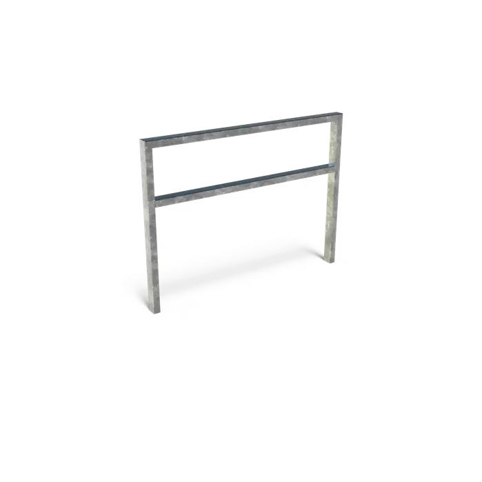 Fietsaanleunbeugel - Fietsnietje met Duikelstang 1350 x 150 x 1070 mm - Verzinkt Staal
