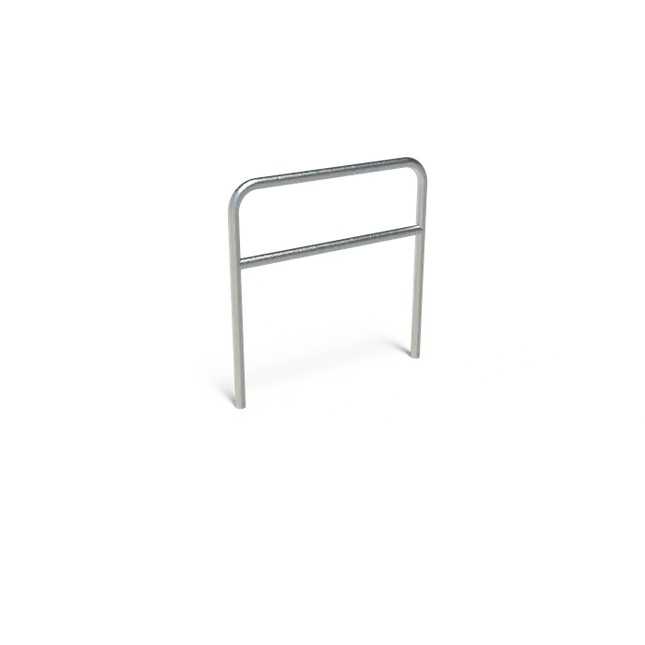 Fietsaanleunbeugel RVS 105 x 15 x 107 cm - Fietsnietje met Duikelstang