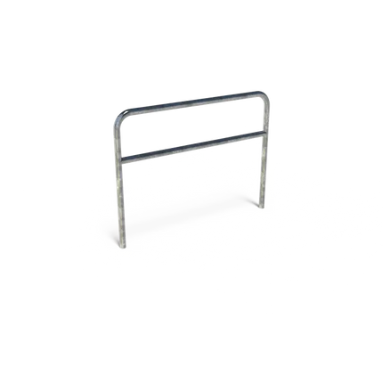 Bicycle leaning bracket - Bicycle staple with pull-up bar 1350 x 150 x 1070 mm - Galvanized Steel