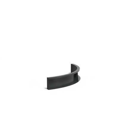 Coude intérieur de mur de soutènement 1000 x 1000 x 200 mm - Acier revêtu