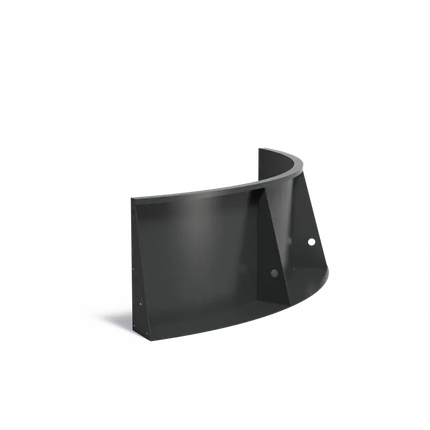 Keerwand Aluminium Binnenbocht 1500 x 1500 x 600 mm