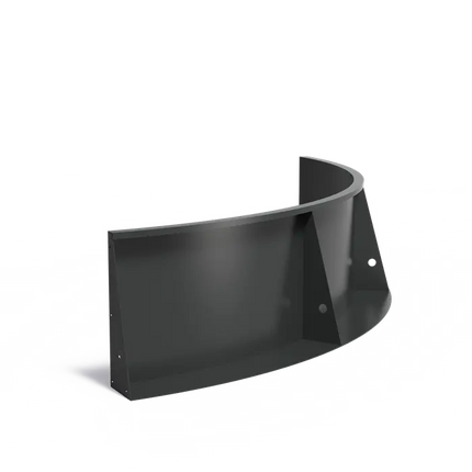Keerwand Aluminium Binnenbocht 2000 x 2000 x 600 mm