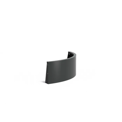 Coude extérieur de mur de soutènement 1000 x 1000 x 400 mm - Acier revêtu