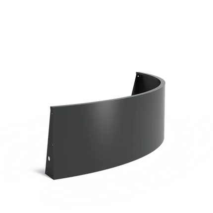 Coude extérieur de mur de soutènement en aluminium 2000 x 2000 x 600 mm