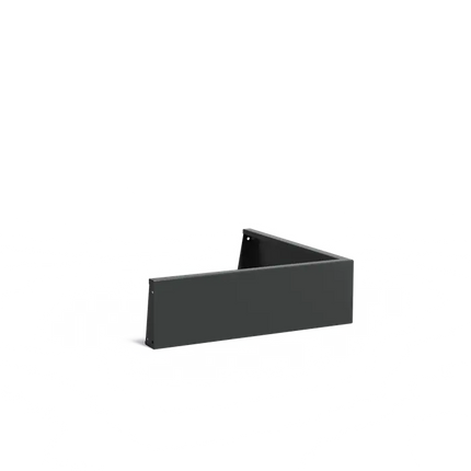 Angle extérieur en aluminium pour mur de soutènement 1000 x 1000 x 300 mm