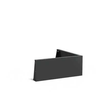 Angle extérieur en aluminium pour mur de soutènement 1000 x 1000 x 400 mm