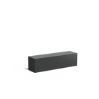 Sockel für den Außenbereich 150 x 40 x 40 cm | Gartensockel aus Aluminium - Antracietgrijs