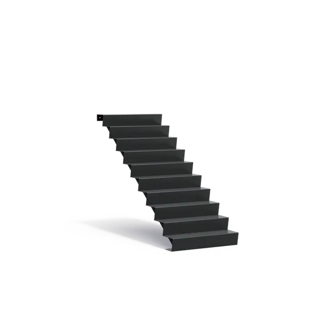 Gartentreppe aus Aluminium, 100 x 240 x 170 cm | Stufen