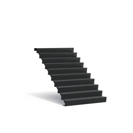 Gartentreppe aus Aluminium, 150 x 240 x 170 cm | Stufen