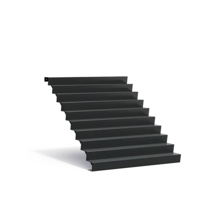 Gartentreppe aus Aluminium, 200 x 240 x 170 cm | Stufen