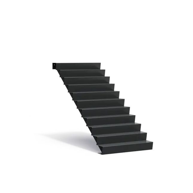 Gartentreppe aus Aluminium, 125 x 264 x 187 cm | Stufen