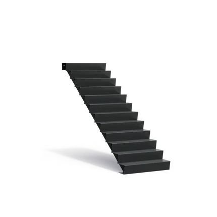 Gartentreppe aus Aluminium, 100 x 288 x 204 cm | Stufen