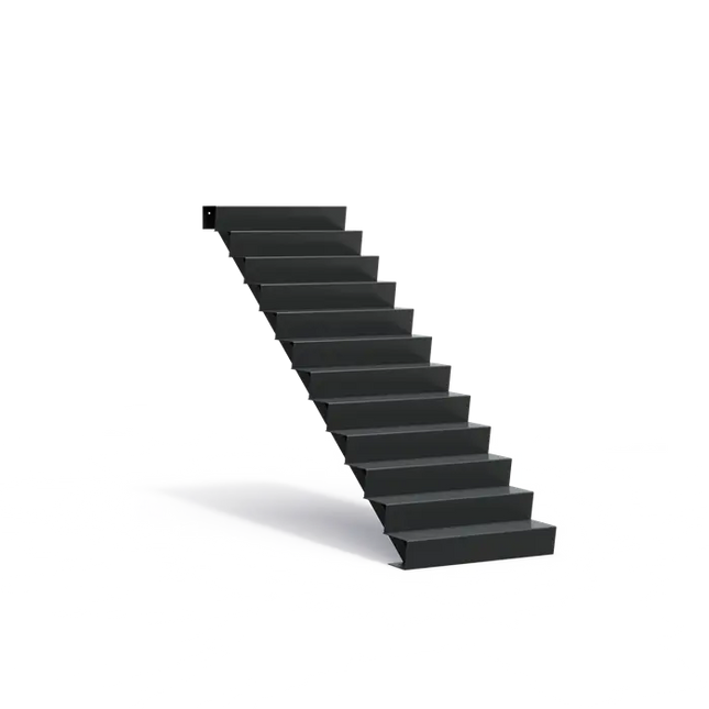 Gartentreppe aus Aluminium, 100 x 288 x 204 cm | Stufen