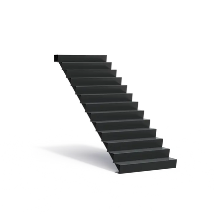 Gartentreppe aus Aluminium, 125 x 312 x 221 cm | Stufen