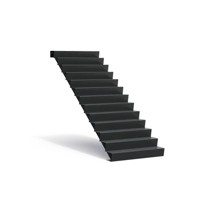 Gartentreppe aus Aluminium, 125 x 312 x 221 cm | Stufen