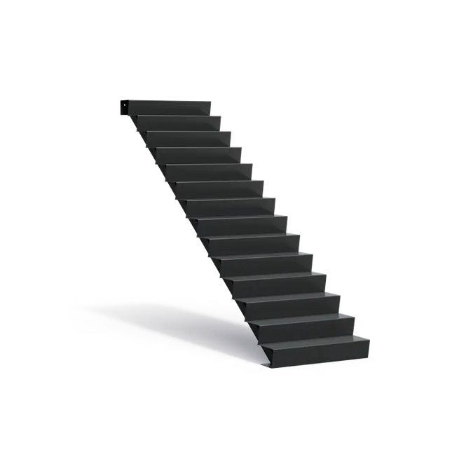 Gartentreppe aus Aluminium, 100 x 336 x 238 cm | Stufen