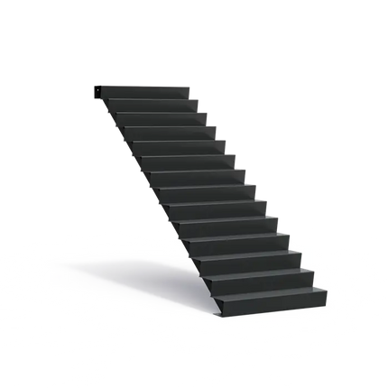 Gartentreppe aus Aluminium, 125 x 336 x 238 cm | Stufen