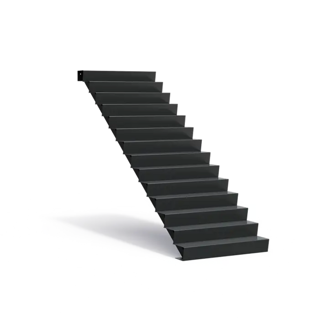 Gartentreppe aus Aluminium, 125 x 336 x 238 cm | Stufen