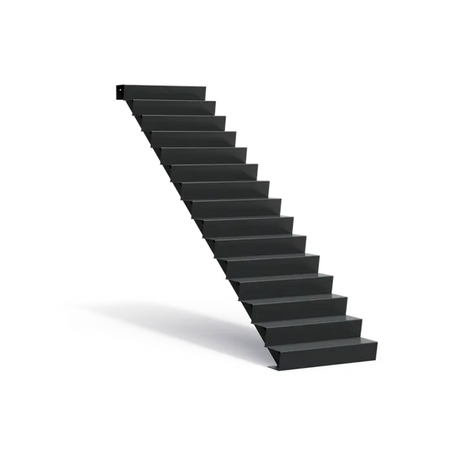 Gartentreppe aus Aluminium, 100 x 360 x 255 cm | Stufen