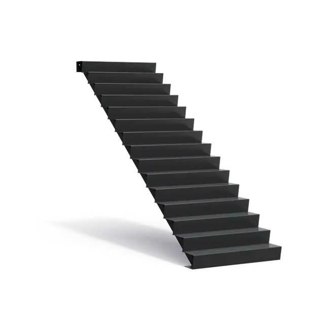 Gartentreppe aus Aluminium, 125 x 360 x 255 cm | Stufen