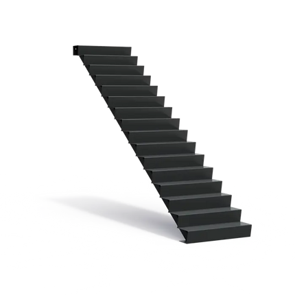 Gartentreppe aus Aluminium, 125 x 312 x 221 cm | Stufen